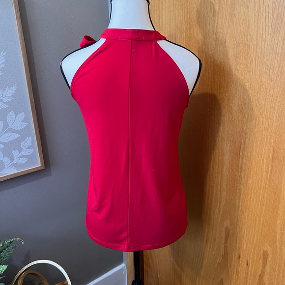 Banana Republic Red Halter Bow Tie size xs - Picture 3 of 4